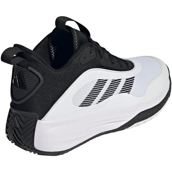 NWT adidas Men’s Own The Game 3.0 Basketball Shoes White/Black Size 8 main image 6